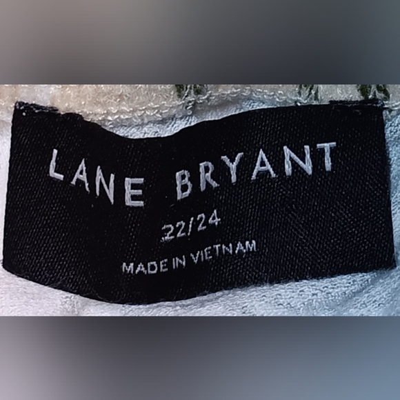 Lane Bryant Cross-Front Halter Bali Tropic Tiered Floral Maxi Dress Size 22/24 - Picture 6 of 6